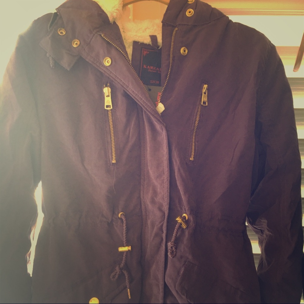 Purple cotton jackets